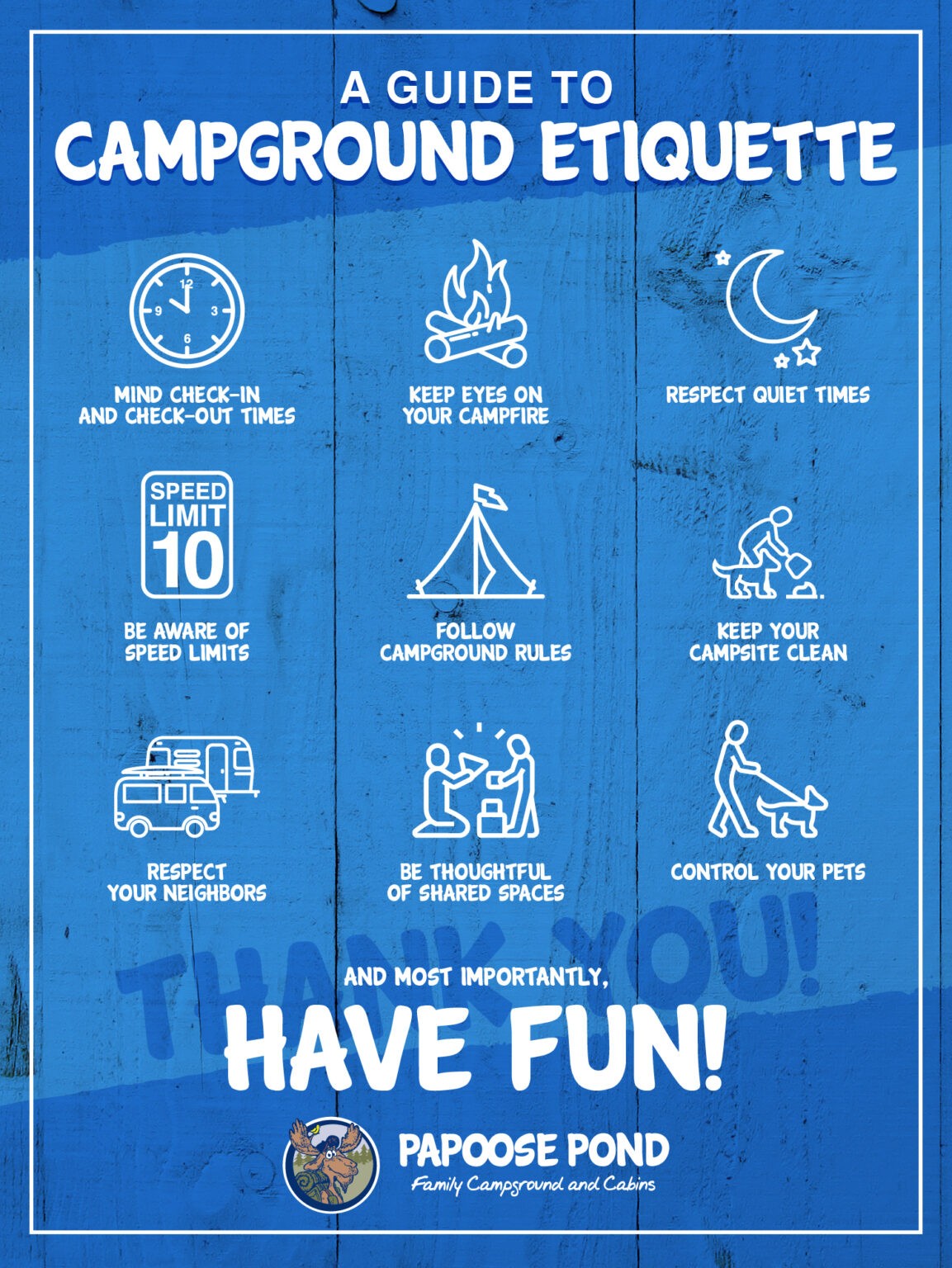 Campsite etiquette guide